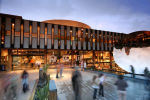 A still from a timelapse of Nottingham Playhouse