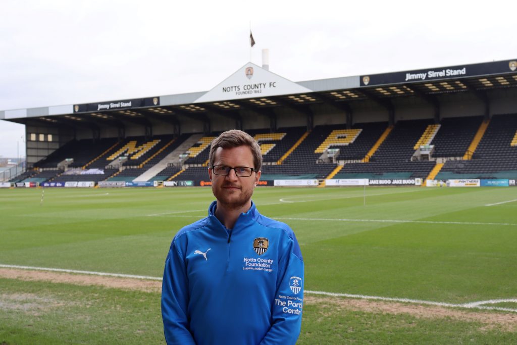 Sam Crawford of Notts County Foundation