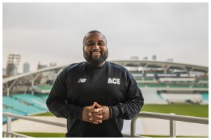 Man stood on balcony at trent bridge