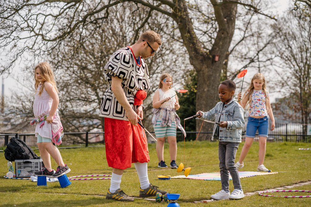 Children's entertainer at Nottingham Castle