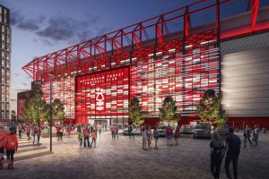 Artists impression of the City Ground Re-development