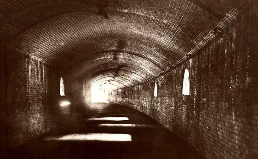 Old Victorian train tunnel