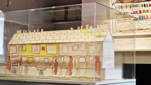 Model of the Workhouse made from a drawing
