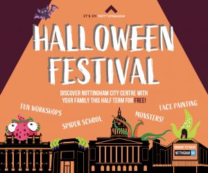 Poster for the It's in Nottingham Halloween Festival