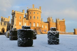 Belvoir Castle in the Snow