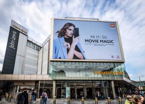 Victoria centre billboard