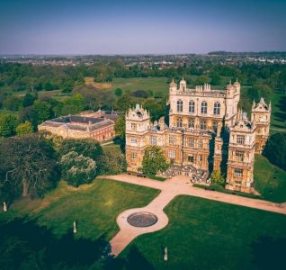 Arial photo of Wollaton hall
