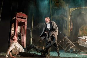 Actor on Stage during an inspector calls