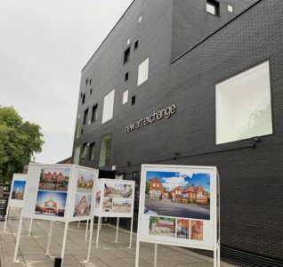 Photo of the New Art Exchange Outside