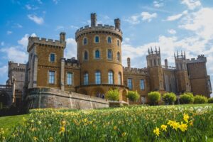 Belvoir Castle on a sunny day