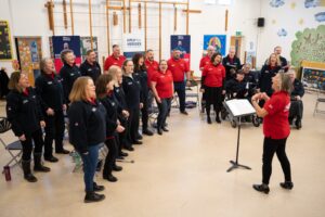 The help for hero's choir practicing