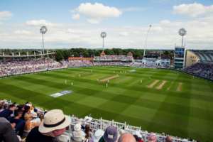 Trent bridge in the summer