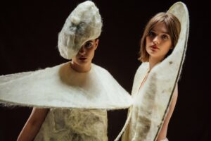 Cloting created by silkworms at NTU picture credit Anson Shen