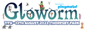 Gloworm festival banner