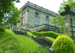 The corner of Nottingham Castle.