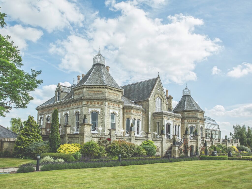 A shot of Eden Hall in the summer