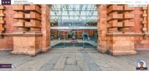 Front of Nottingham Station but as seen through the accessible journey planner on the EMR website.