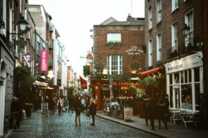A photo of Dublin's iconic Temple Bar