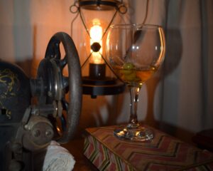Gin cocktail by Gaslight at the DH Lawrence Museum