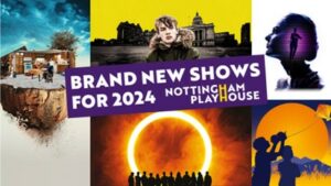 Graphic for Nottingham Playhouse's Spring/Summer productions