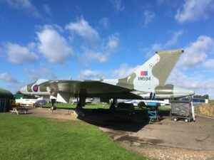 Vulcan at the National Air Museum on a nice day