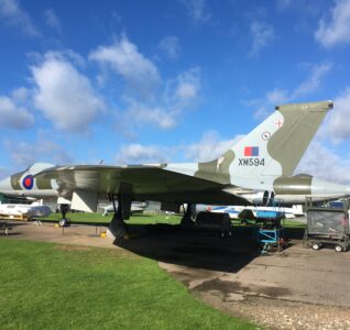 Vulcan at the National Air Museum on a nice day