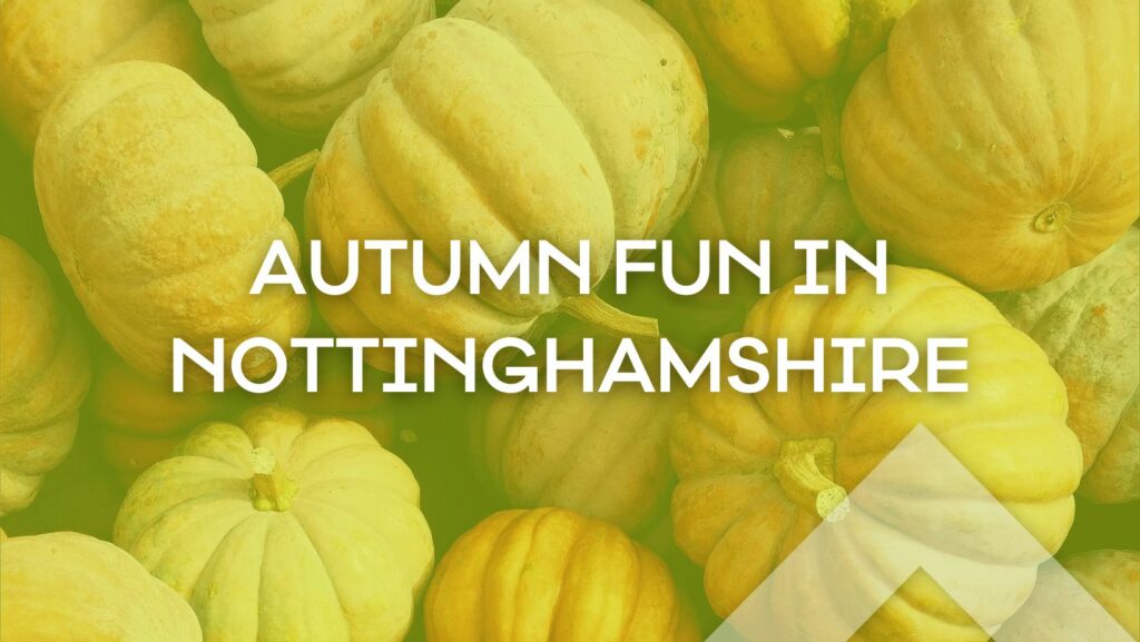 graphic with the words 'Autumn Fun in Nottinghamshire'