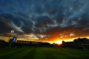 Trent bridge at dusk