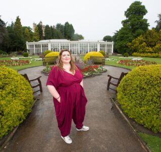 Portrait of Katherine Jewkes in the gardens at Wollaton