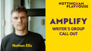 Poster for the amplify writers call out.