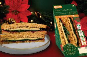 Photo of a supermarket sandwich in the package.