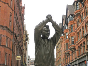 Brian Clough statue on King Street
