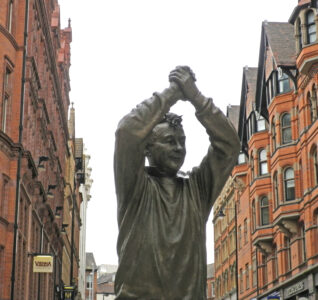 Brian Clough statue on King Street