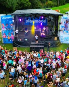 Playmobile stage at Gloworm 2024