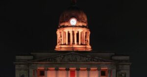 Nottingham Council House Orange