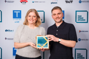 Stephanie Sirr MBE, Chief Executive and Adam Penford, Artistic Director Photo credit Alex Brenner
