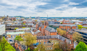Nottingham City Aerial Photo, source: Canva