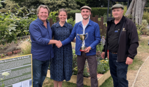 Belvoir Castle's Flower and Garden Show winner from 2024, Richard Bowman