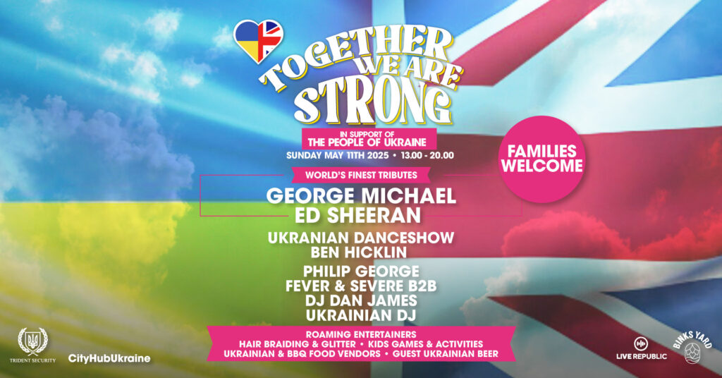 TOGETHER WE ARE STRONG – THE NOTTINGHAM EVENT IN SUPPORT OF UKRAINE