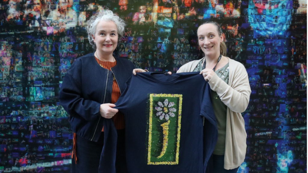 Left: Ro Williams: Competition winner & NTU Student, Hollie Marron: Arena Programming Manager